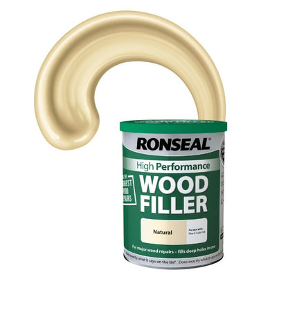 Ronseal High Performance Wood Filler - 2 Part System - Natural - 1 Kg