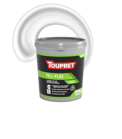 Toupret Fill Flex Fibacryl Ready to Use Flexable Filler - 1Kg