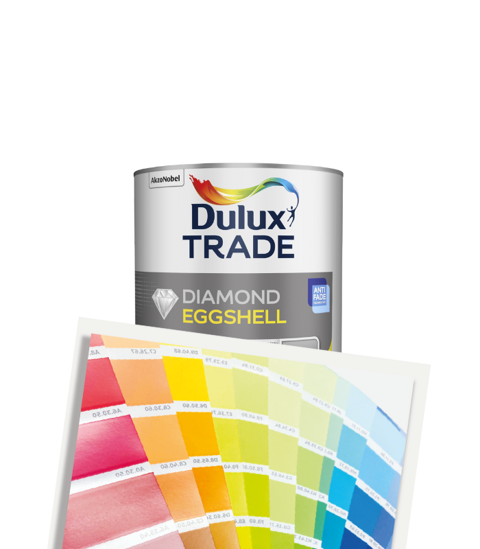 Dulux Trade Diamond Eggshell 1L - Tinted Mixed Colour