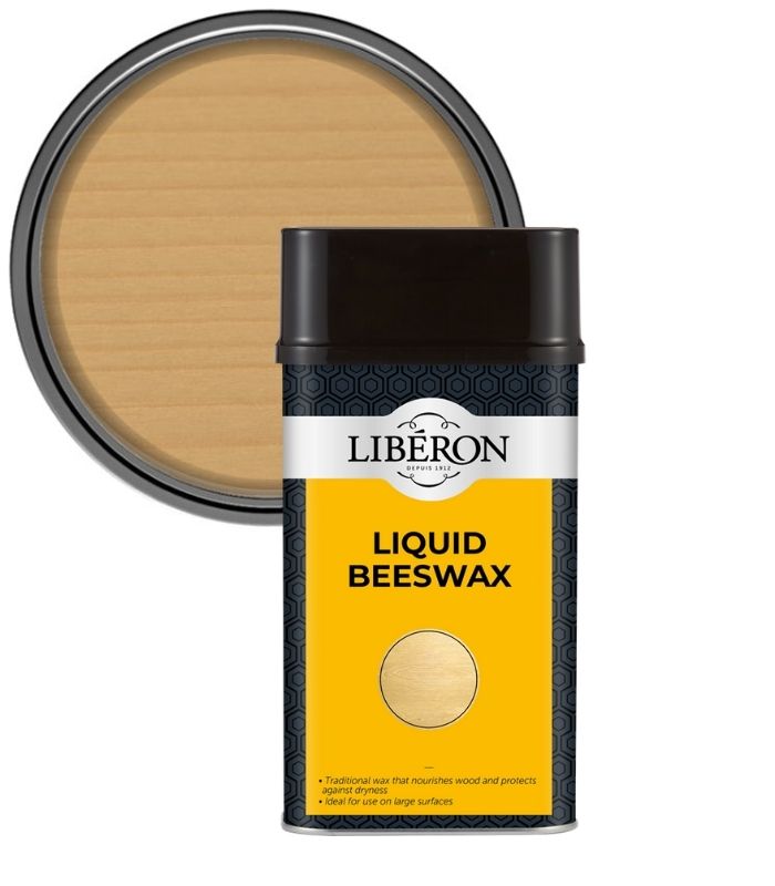 Liberon Liquid Beeswax with Pure Turpentine - Antique Pine - 1 Litre