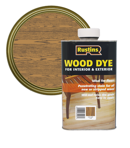 Rustins Wood Dye - Light Oak - 1 Litre