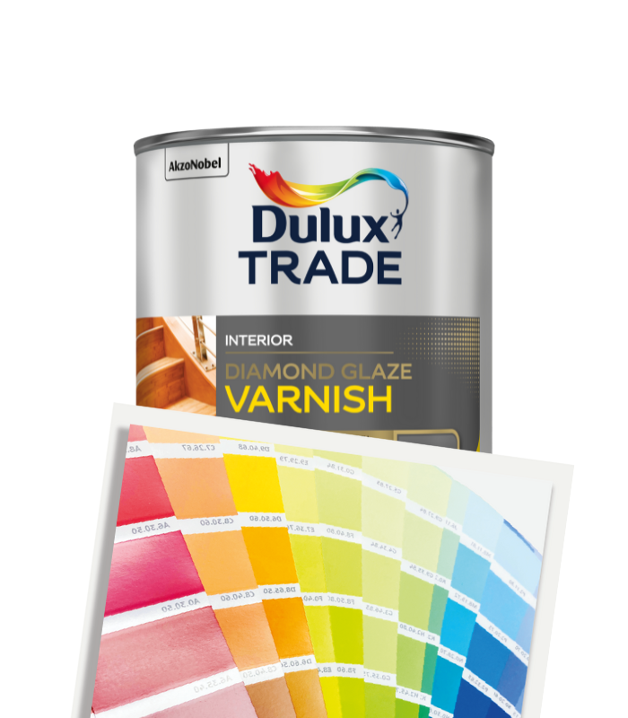 Dulux Trade Diamond Glaze 2.5L - Tinted Mixed Colour