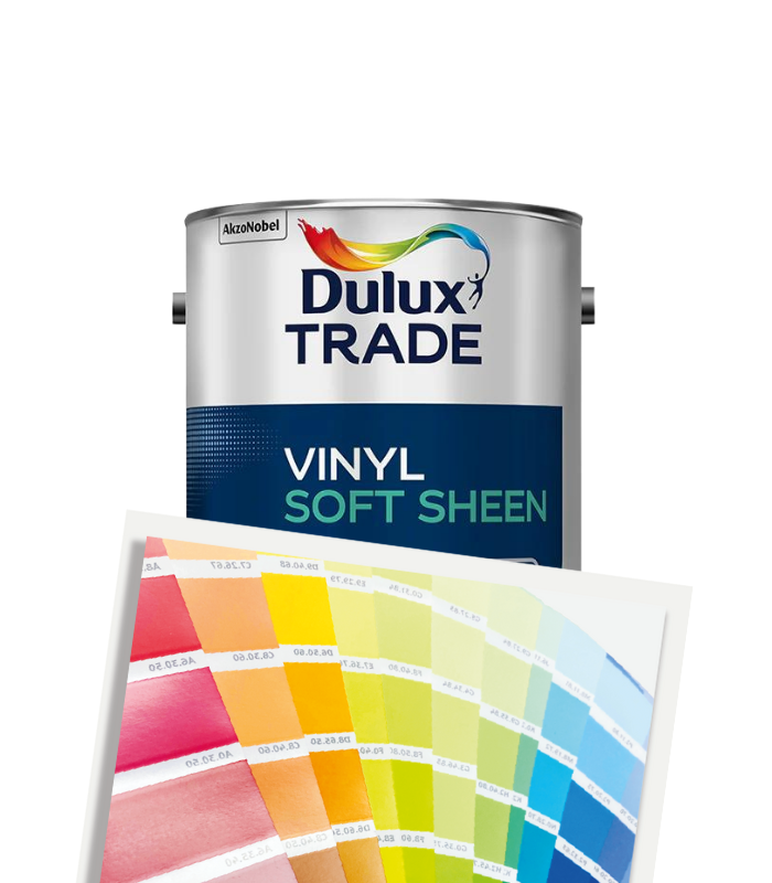 Dulux Trade Vinyl Soft Sheen 2.5L - Tinted Mixed Colour
