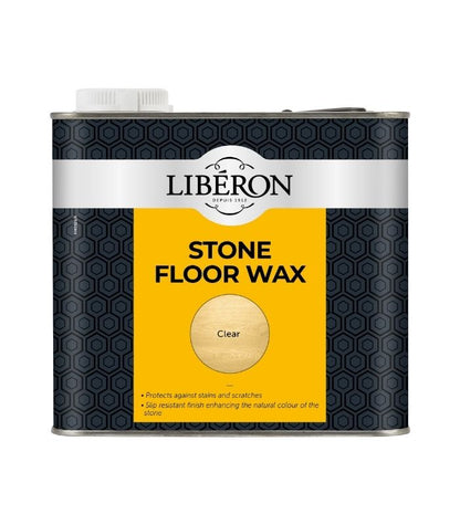 Liberon Stone Floor Wax - Protects, Nourishes and Enhances - 2.5 Litre