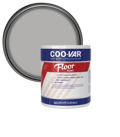 CooVar Floor Paint - Light Grey - 2.5 Litre