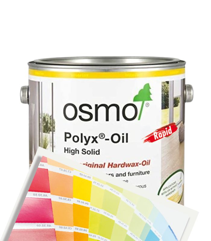 Osmo Polyx Oil Rapid Matt - 2.5L - Tinted Mixed Colour