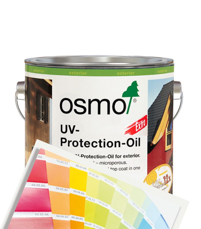 Osmo UV Protection Oil Satin Extra - 2.5L - Tinted Mixed Colour