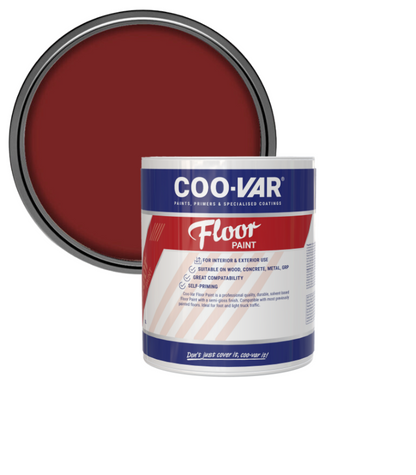 CooVar Floor Paint - Tile Red - 2.5 Litre