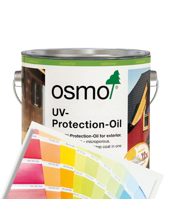 Osmo UV Protection Oil Satin - 2.5L - Tinted Mixed Colour