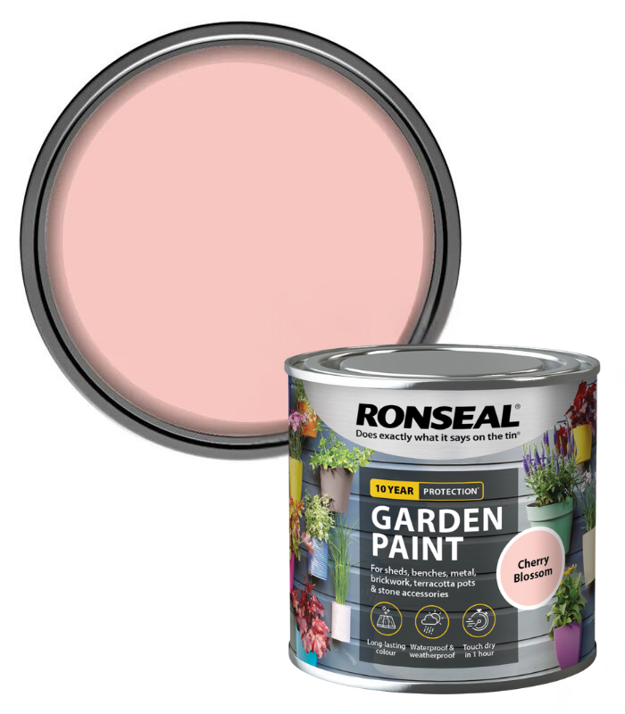 Ronseal Garden Paint - Cherry Blossom - 250ml