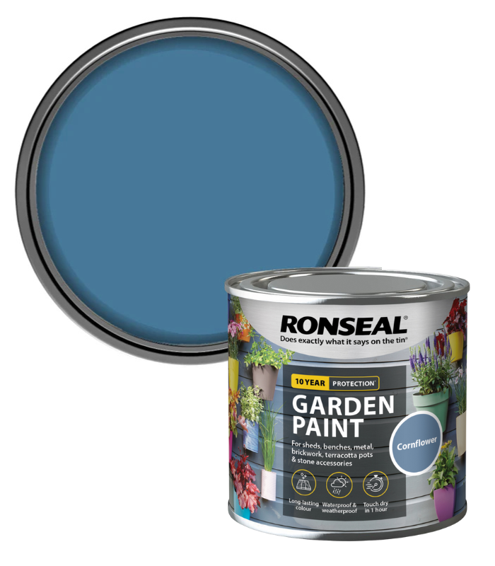 Ronseal Garden Paint - Cornflower - 250ml