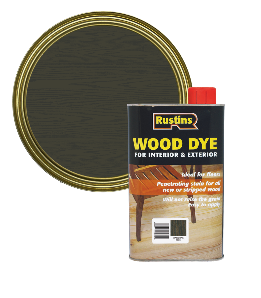 Rustins Wood Dye - Dark Oak - 250ml