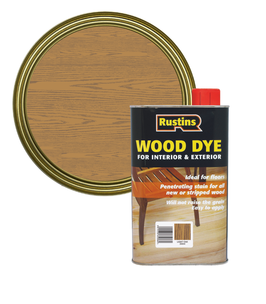 Rustins Wood Dye - Light Oak - 250ml