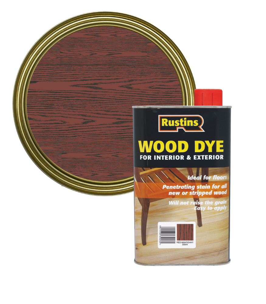 Rustins Wood Dye - Red Mahogany - 250ml