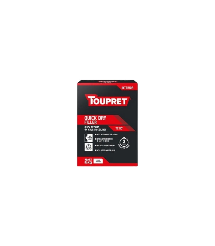 Toupret Quick Dry Interior Filler - 2Kg