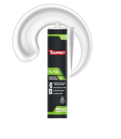 Toupret Fill Flex Fibacryl Ready to Use Flexable Filler - 310ml Cartridge