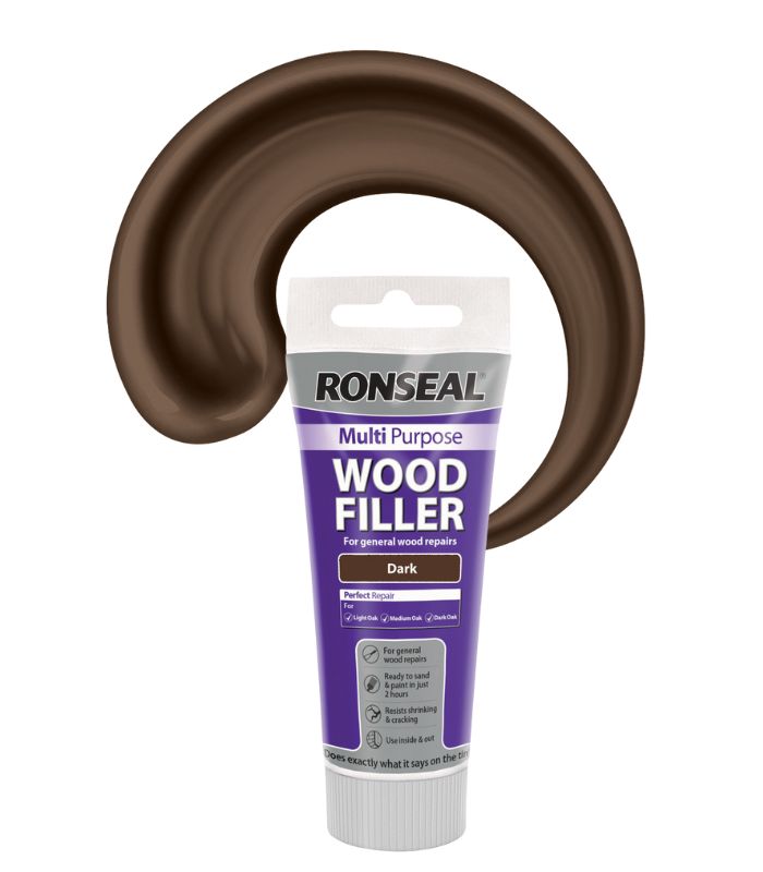 Ronseal Multi Purpose Wood Filler - Dark - 325g - Tube
