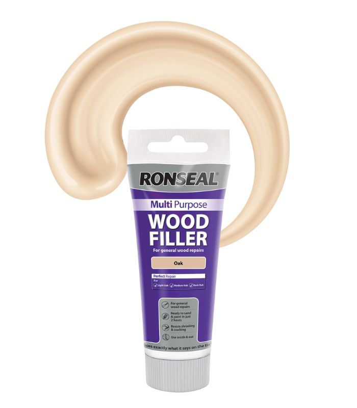 Ronseal Multi Purpose Wood Filler - Oak - 325g - Tube