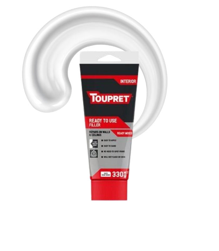 Toupret Ready Mixed Interior Filler - 330g Tube