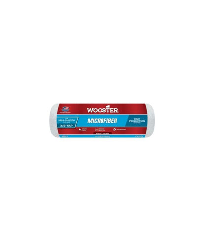 Wooster Microfiber 3/8" Nap Semi Smooth Paint Roller Sleeve - 9 Inch