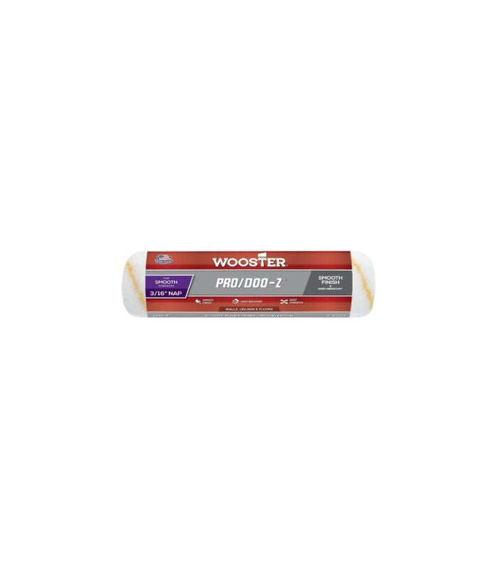 Wooster Pro Doo-Z 3/16" Nap Smooth Paint Roller Sleeve - 9 Inch
