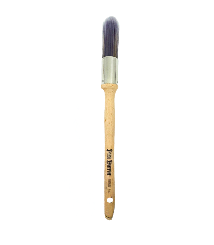 Paint Warrior Round Sash Paint Brush - 3/4 Inch (16mm)