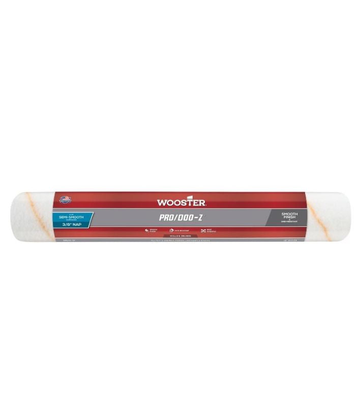 Wooster Pro Doo-Z 3/8" Nap Semi Smooth Paint Roller Sleeve - 18 Inch