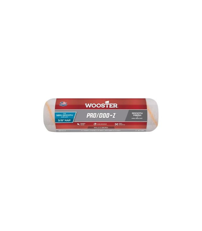 Wooster Pro Doo-Z 3/8" Nap Semi Smooth Paint Roller Sleeve - 9 Inch