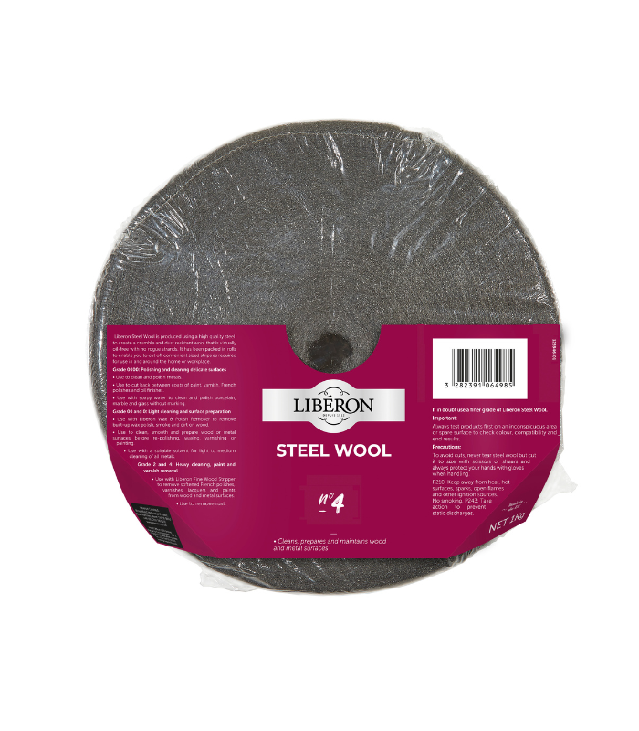 Liberon Steel Wire Wool - Grade 4 - 1 kg