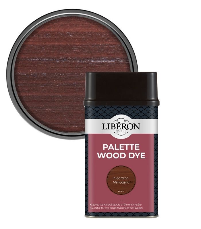 Liberon Interior Floor and Woodwork Palette Wood Dye - Georgian Mahogany - 500ml