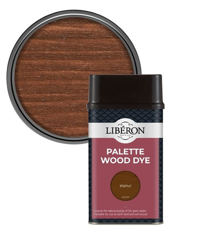 Liberon Interior Floor and Woodwork Palette Wood Dye - Walnut - 500ml