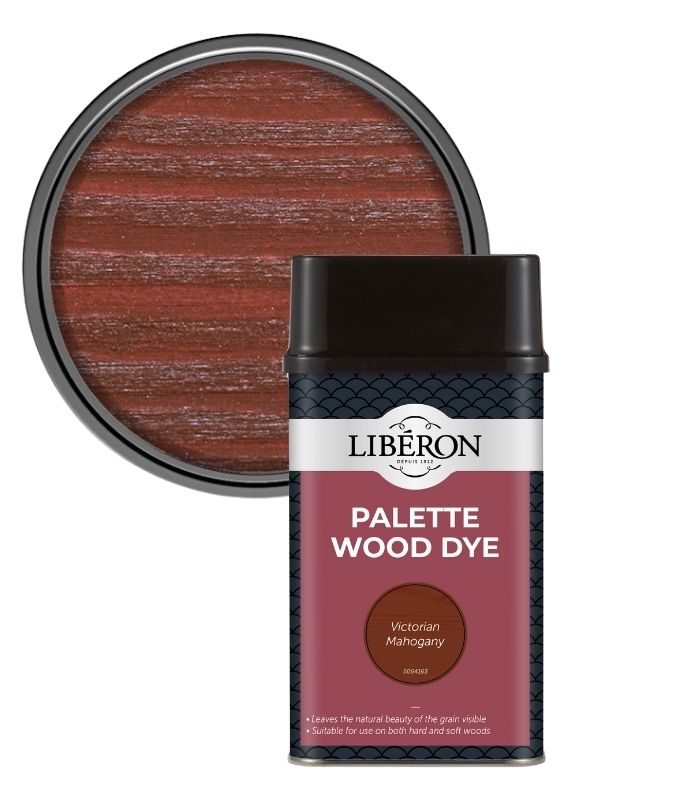 Liberon Interior Floor and Woodwork Palette Wood Dye - Victorian Mahogany 500ml