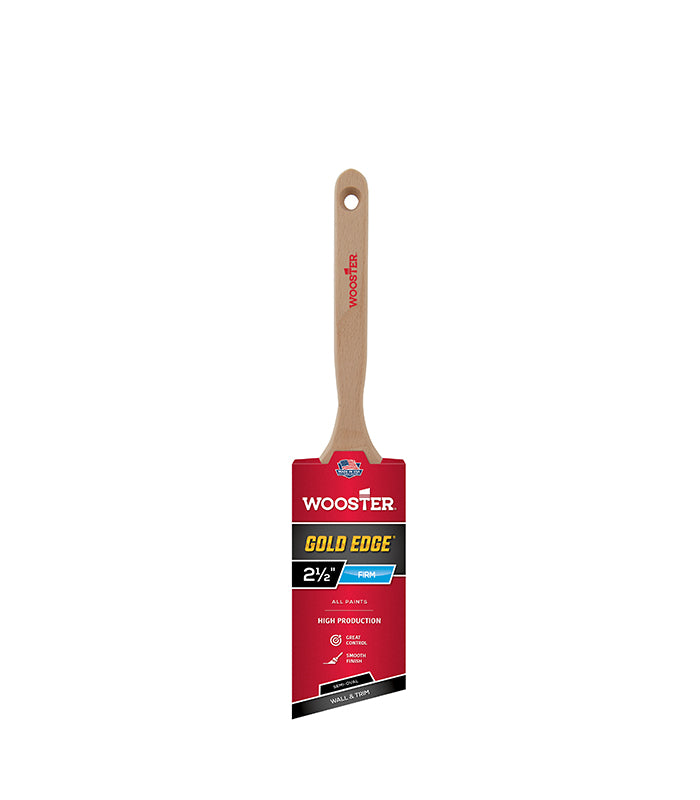 Wooster Gold Edge - Semi-Oval Angle Sash Paint Brush - 2.5 Inch