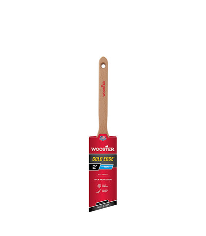 Wooster Gold Edge - Semi-Oval Angle Sash Paint Brush - 2 Inch