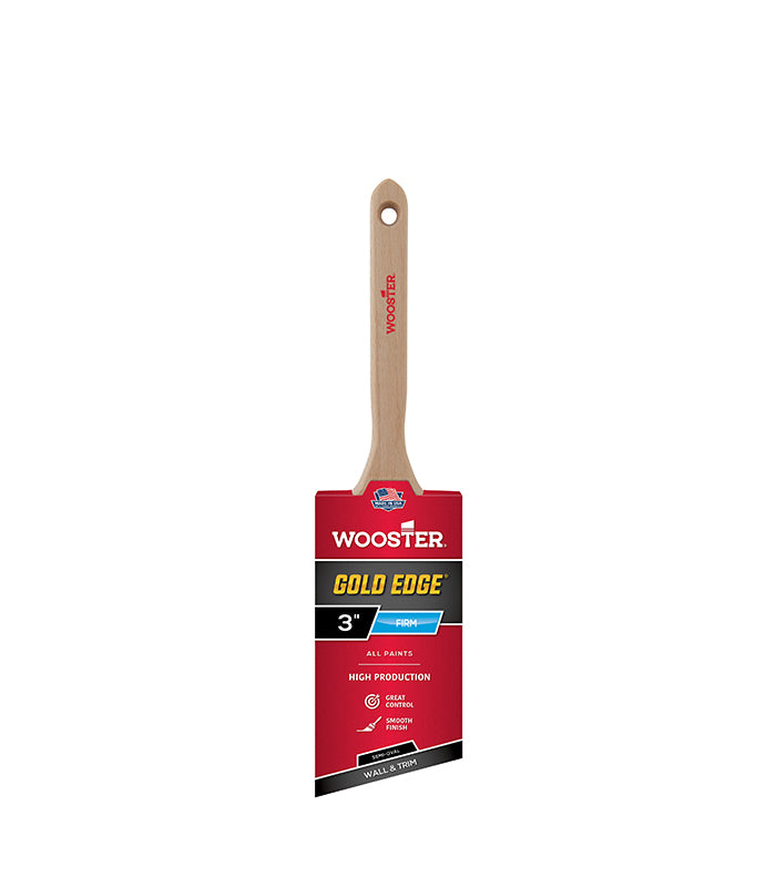 Wooster Gold Edge - Semi-Oval Angle Sash Paint Brush - 3 Inch