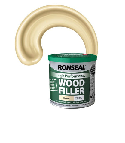 Ronseal High Performance Wood Filler - 2 Part System - Natural - 550g