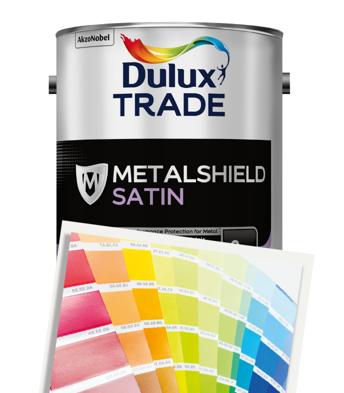 Dulux Trade Metalshield Satin 5L - Tinted Mixed Colour