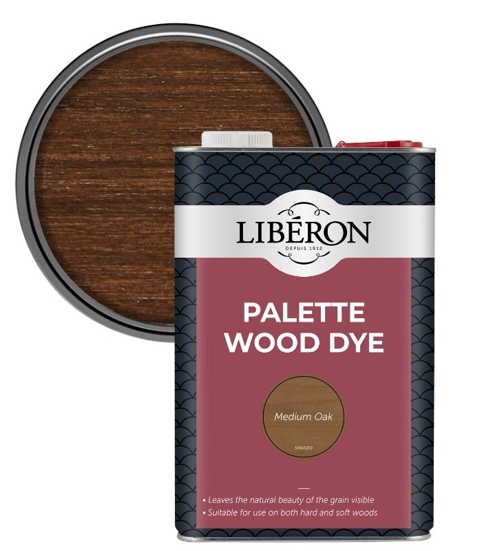 Liberon Interior Floor and Woodwork Palette Wood Dye - Medium Oak - 5L