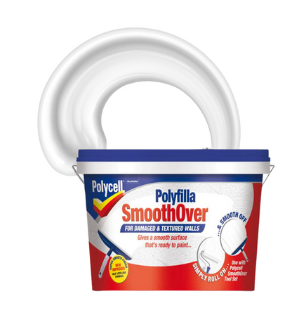 Polycell Smoothover For Cracked / Damaged / Textured Walls - 5 Litre