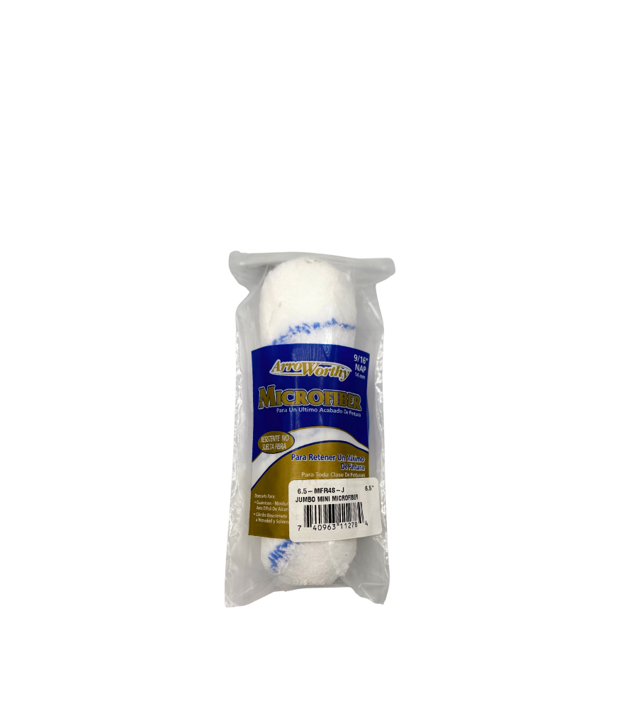 Arroworthy Microfiber Paint Roller Refill - Semi Rough - 6.5" 9/16" Nap