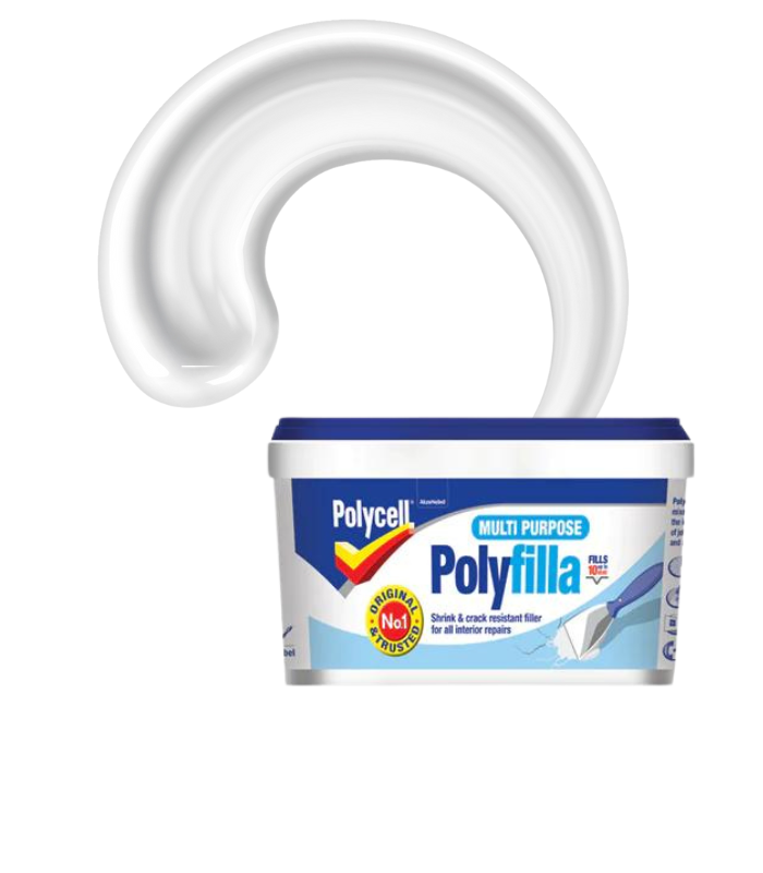 Polycell Polyfilla Multi Purpose Filler - Ready Mixed Tub - 600g