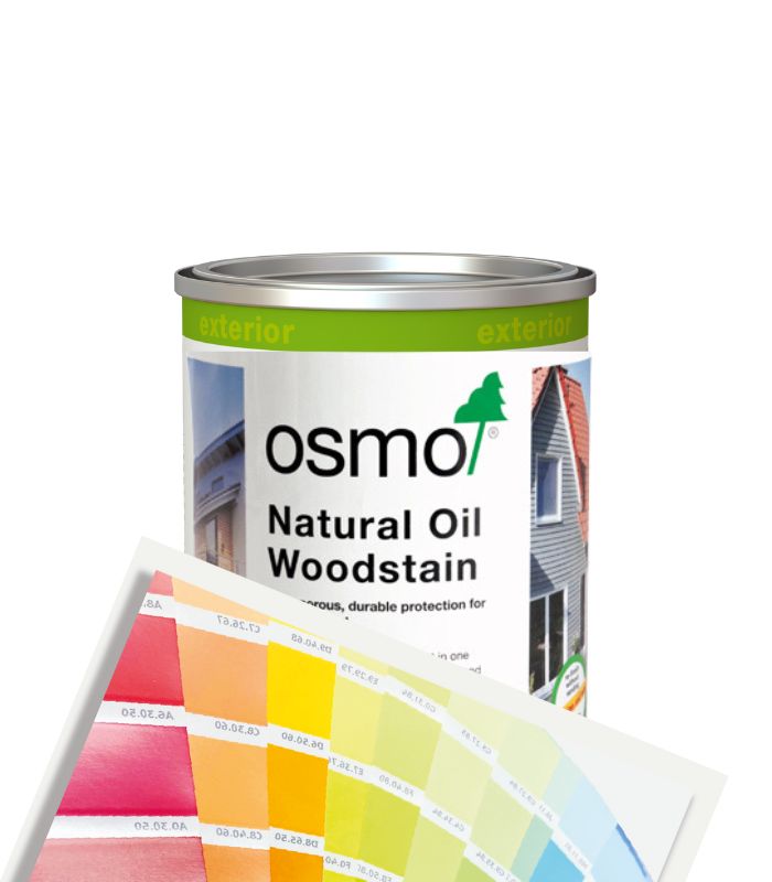 Osmo Natural Oil Woodstain Matt - 750ml - Tinted Mixed Colour