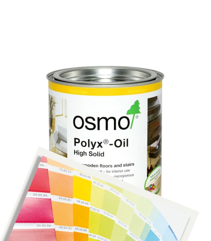 Osmo Polyx Hard Wax Oil Satin - 750ml - Tinted Mixed Colour