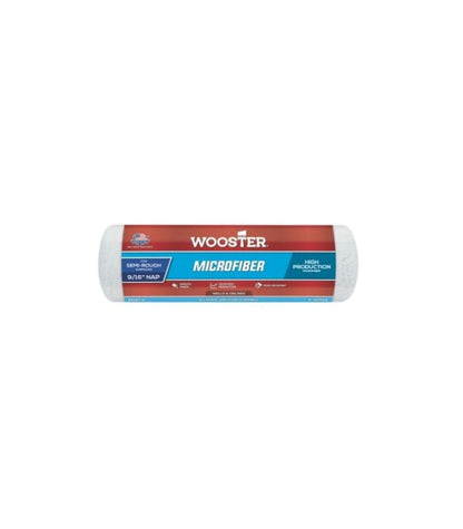 Wooster Microfiber 9/16" Nap Semi Rough Paint Roller Sleeve - 9 Inch
