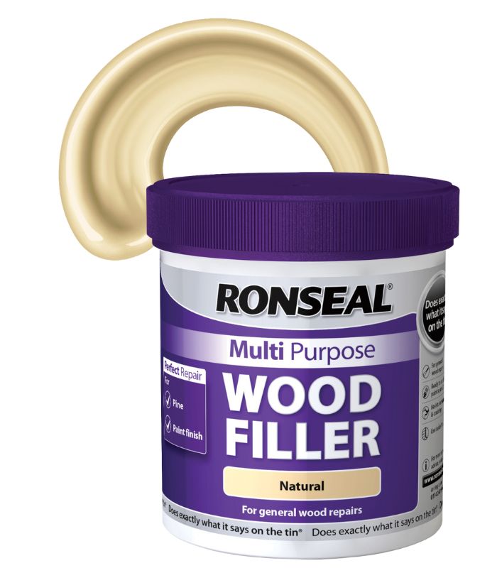 Ronseal Multi Purpose Wood Filler - Natural - 930g - Tub