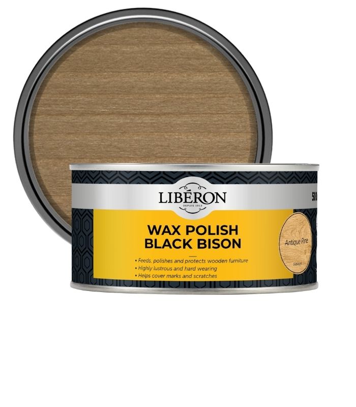 Liberon Wax Polish Black Bison Paste - Antique Pine - 500ml