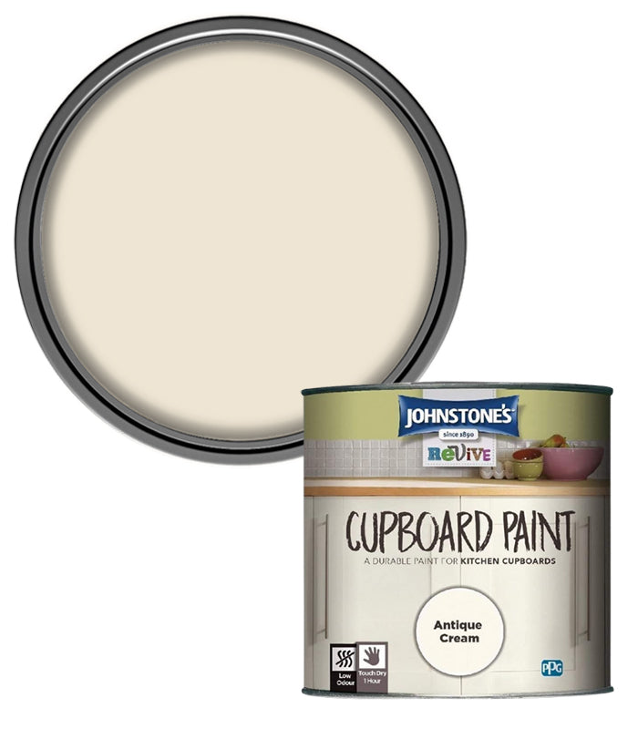 Johnstones Revive Cupboard Paint for MDF & Melamine - Antique Cream - 750ml