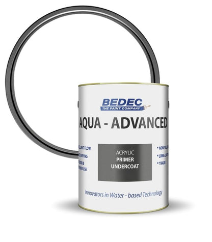 Bedec Aqua Advanced Paint Primer Undercoat - White - 5 Litre