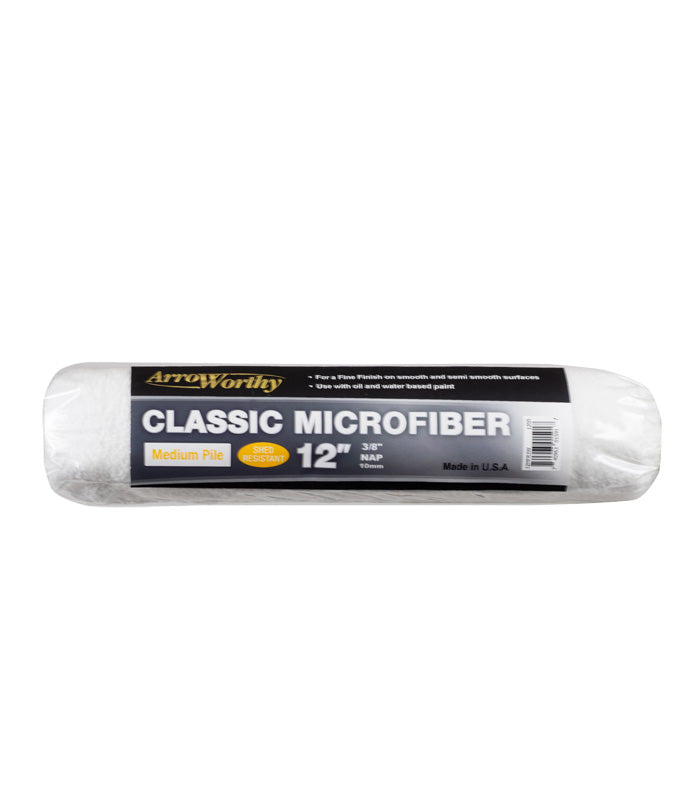 Arroworthy Classic Microfiber Paint Roller Refill - Medium Pile - 12" (1-1/2")