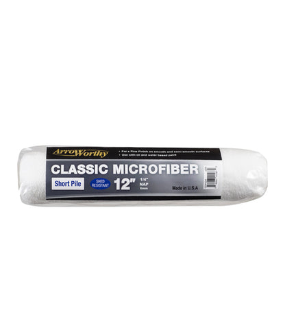 Arroworthy Classic Microfiber Paint Roller Refill - Short Pile - 12" (1-1/2")